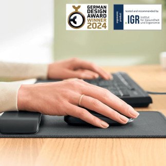 Tapis de souris Leitz Ergo avec repose-poignet réglable