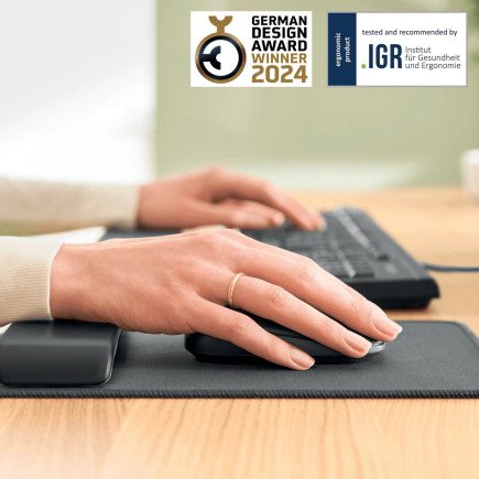 Tapis de souris Leitz Ergo avec repose-poignet réglable