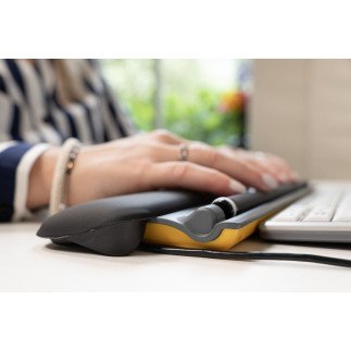 Souris à position centrale avec barre à roulettes pour curseur ErgoSlider+