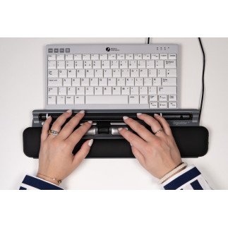 Souris à position centrale avec barre à roulettes pour curseur ErgoSlider+