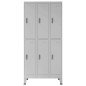 Armoire à casiers Gris 45 x 90 x 180 cm