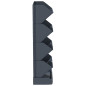 Ensemble de jardinières verticales 4 pcs Anthracite PP Ensemble de jardinières verticales 4 pcs Anthracite PP