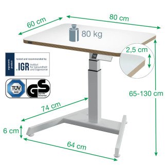 Bureau compact assis-debout électrique LEITZ