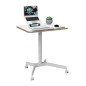 Bureau assis-debout pneumatique compact pour ordinateur portable