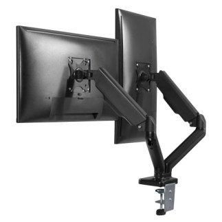Double bras support articulé pour moniteur