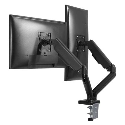 Double bras support articulé pour moniteur